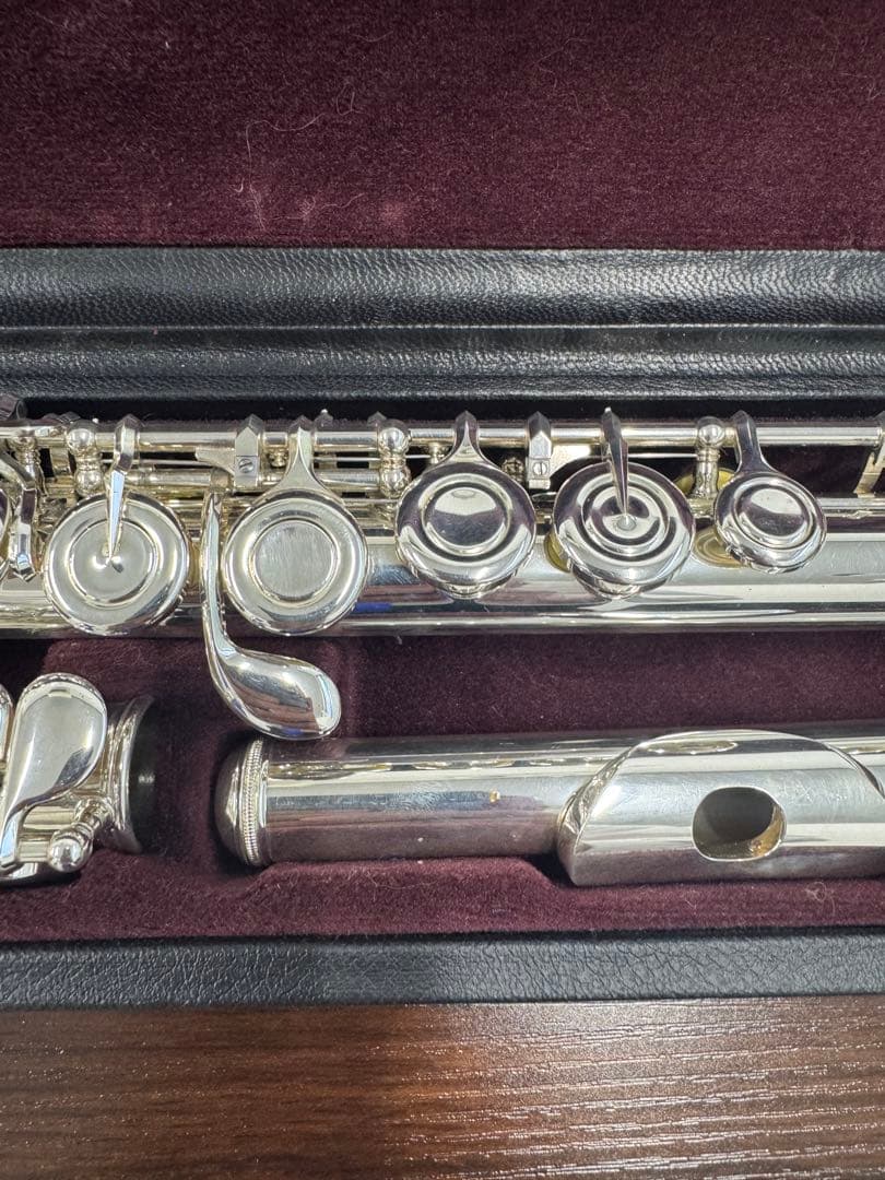 tom【美品】YAMAHA フルート YFL-212J ID 銀製頭部管