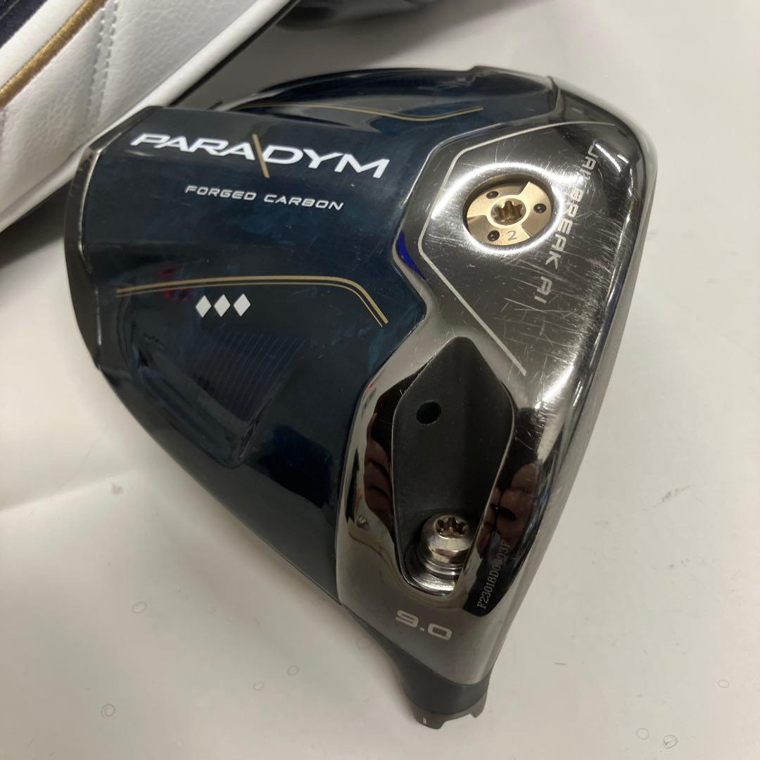 ア*ン様 元祖パラダイムトリプルダイヤ9度ヘッドのみ美品カバー付き