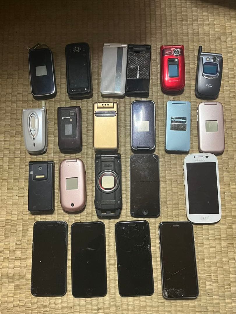携帯電話本体 21台セットジャンク品