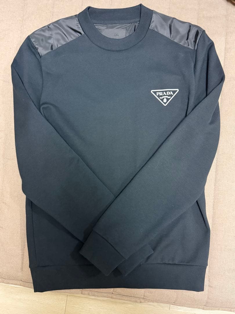 PRADA ブラック スウェット トレーナー