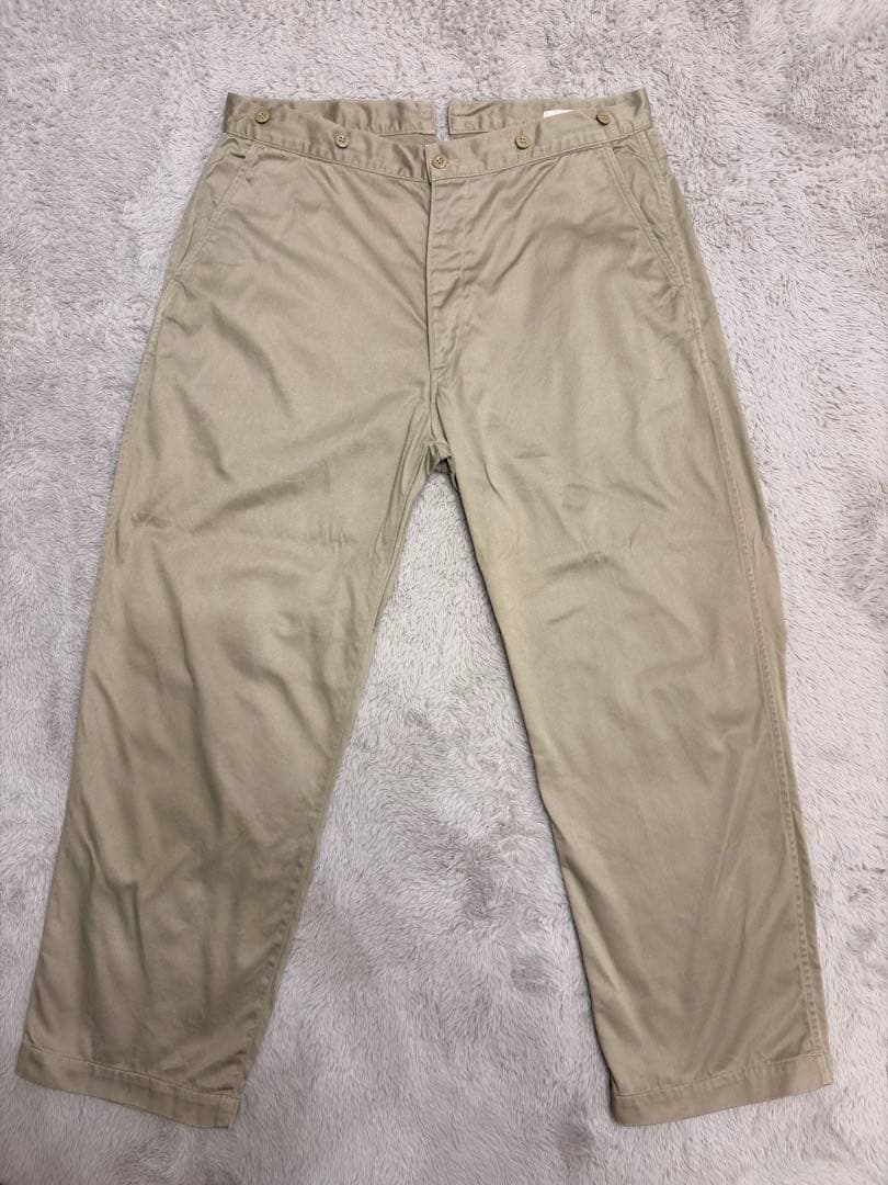 COMOLI コモリ コットンチノオーバーパンツ 22SS サイズ3