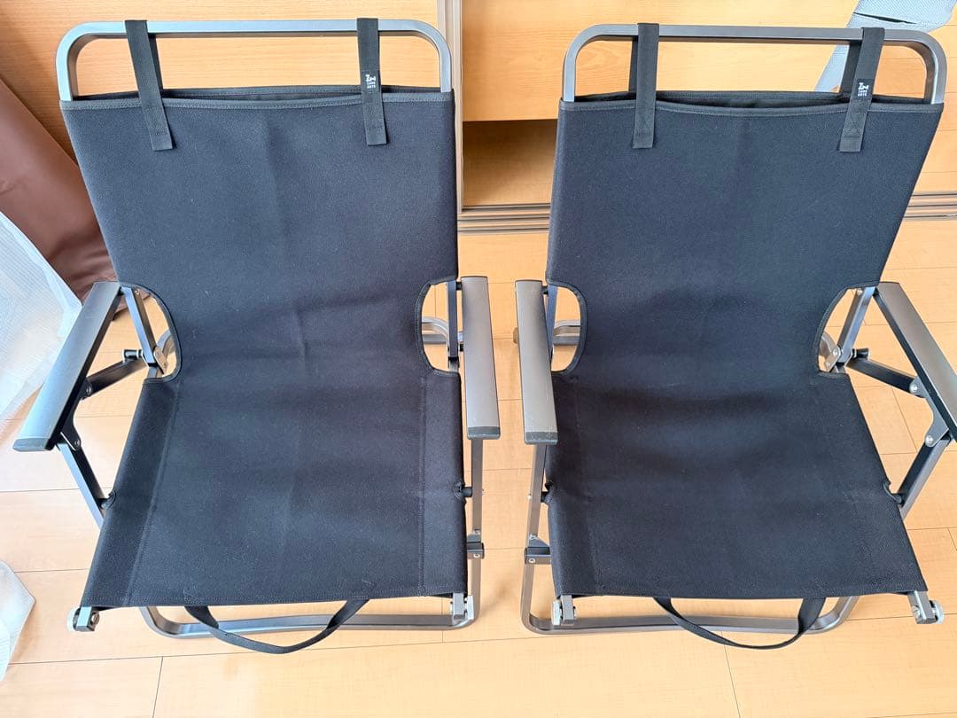 値下げなし　ゼインアーツ ZANEARTS レードチェア ブラック　2脚セット