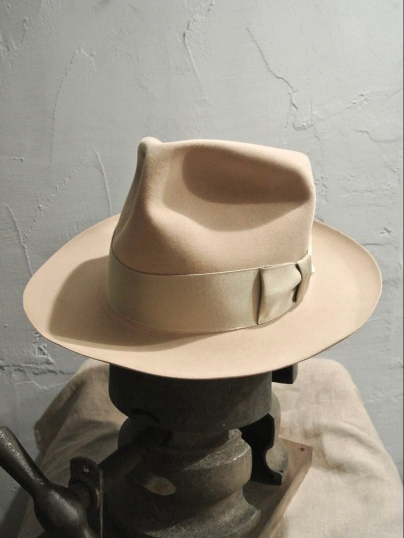 帽子 40s Vintage STETSON 3X Beaver 7 3/8 59cm