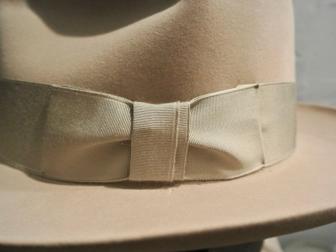 帽子 40s Vintage STETSON 3X Beaver 7 3/8 59cm