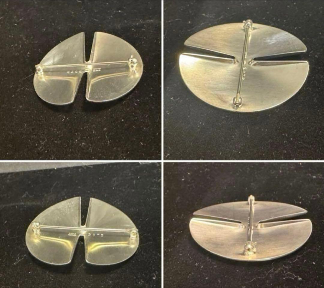 専用。ジョージジェンセン 大胆なブローチ 337B シルバー。長期保存、現状