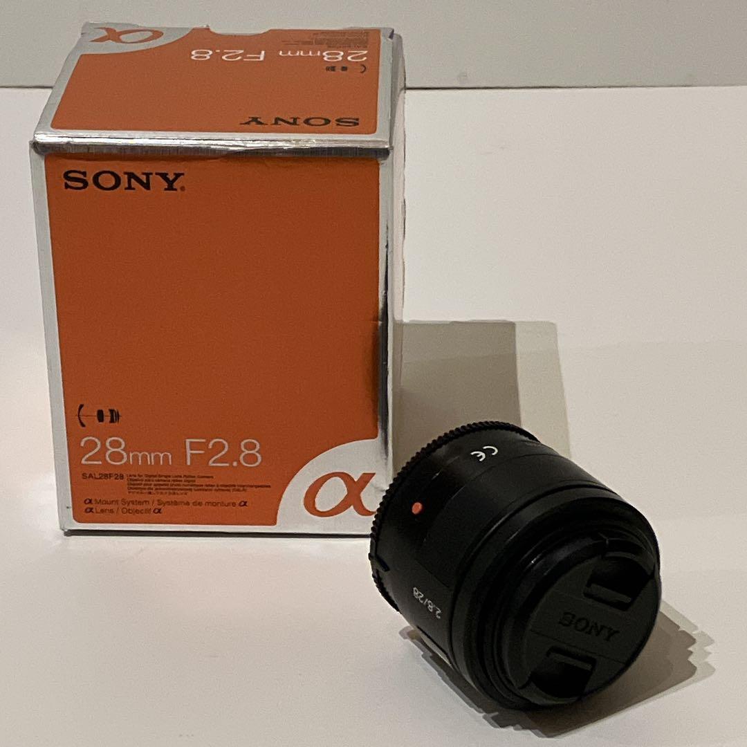 【良品】SONY ソニー 28mm F2.8 SAL28F28 広角単焦点レンズ