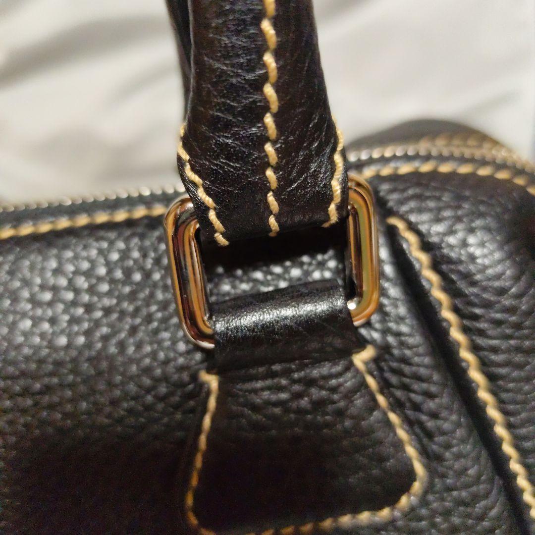 CHANEL ブラックレザー ミニボストン