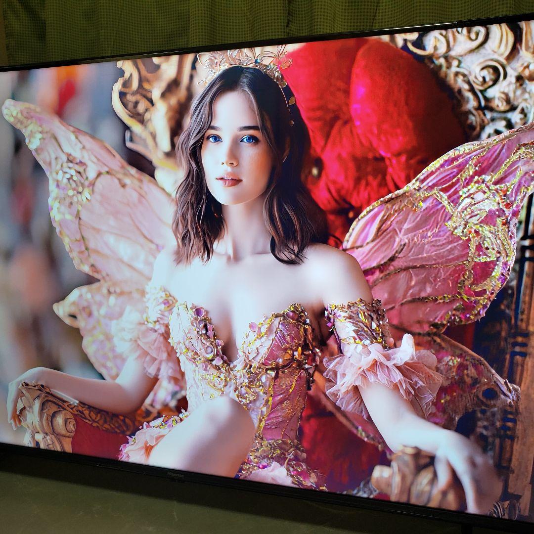 Hisense4K液晶テレビ50A68K/2024年製[未使用に近い]2番組録画