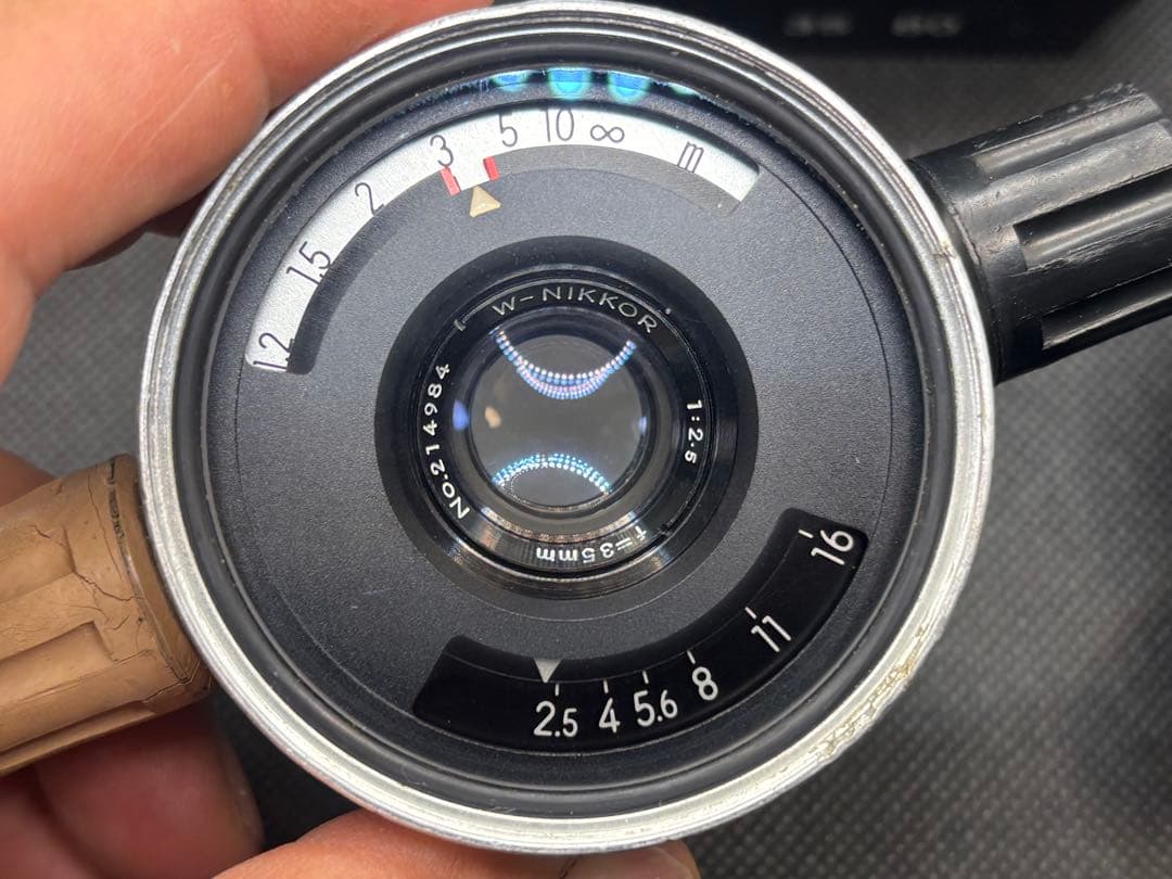 Nikon ニコノス Ⅰ型 初期型 35ミリレンズ新旧セットでジャンク扱い