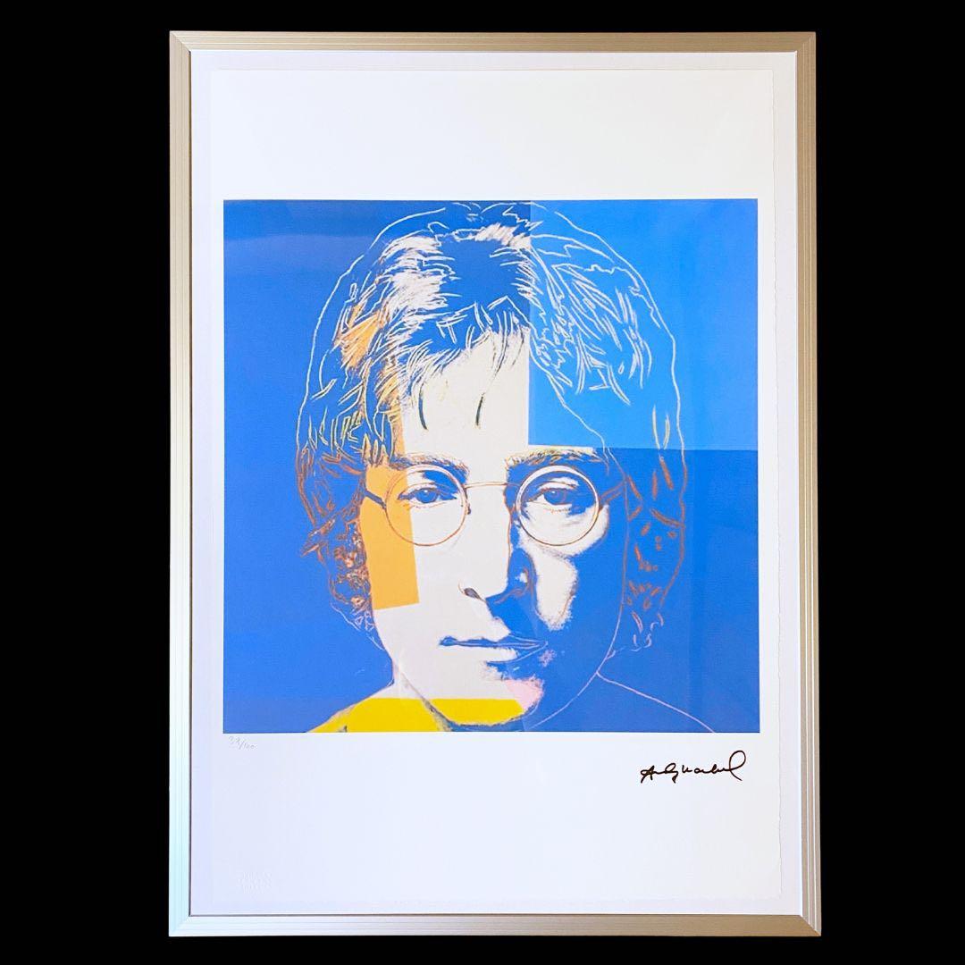 【模写】貴重 世界限定100枚 アンディ・ウォーホル ジョン・レノン リトグラフ