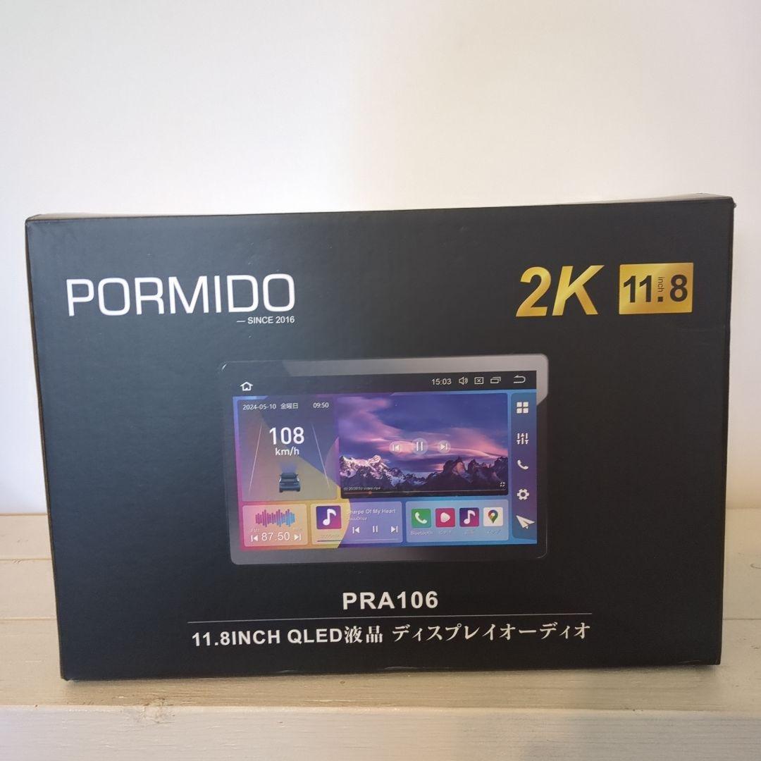 PORMIDO PRA106 11.8インチ 2K QLEDカーオーディオ