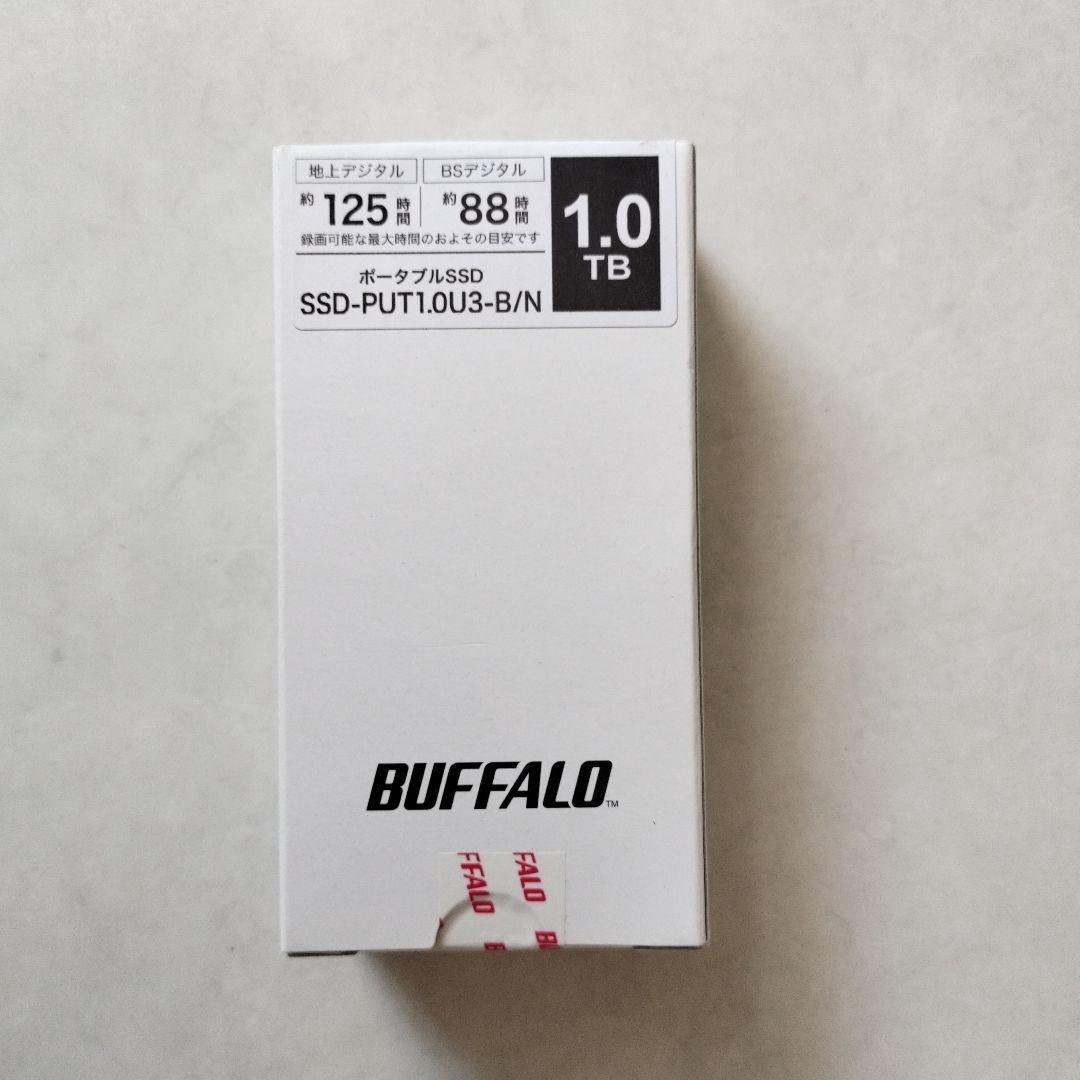 【新品未開封】BUFFALO SSD-PUT1.0U3-B/N 1.0TB