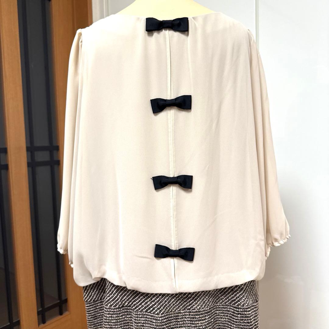 ローズティアラ ワンピース 46 ベージュ 茶