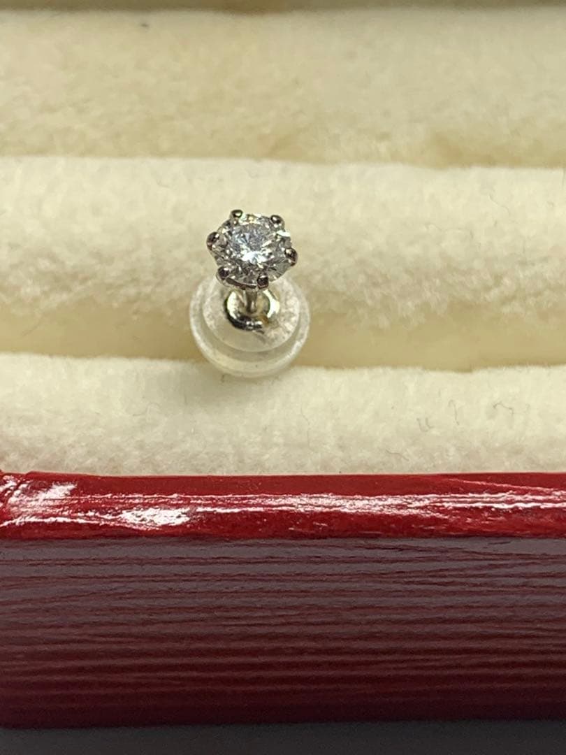 pt900 H&C(ハートアンドキューピットカット) 片耳ピアス