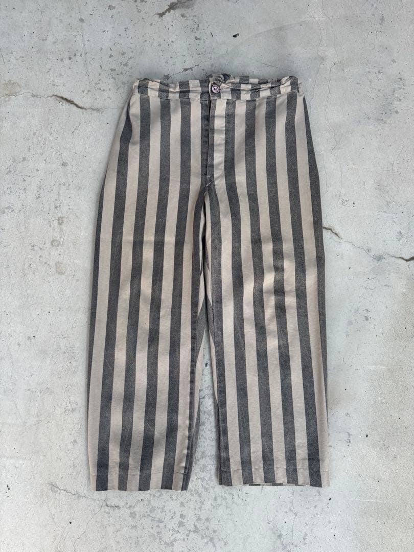 vintage prisoner pants 縦ストライプ