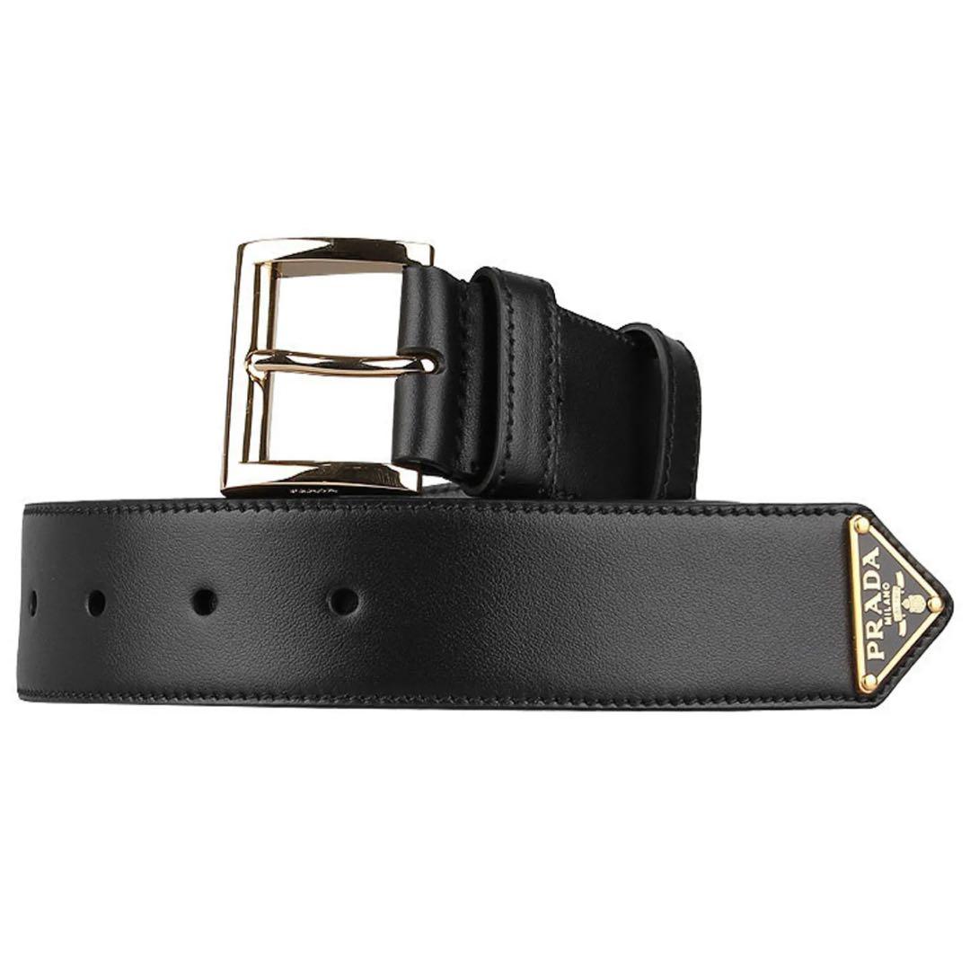 【新品】プラダ　レザーベルト〈PRADA〉
