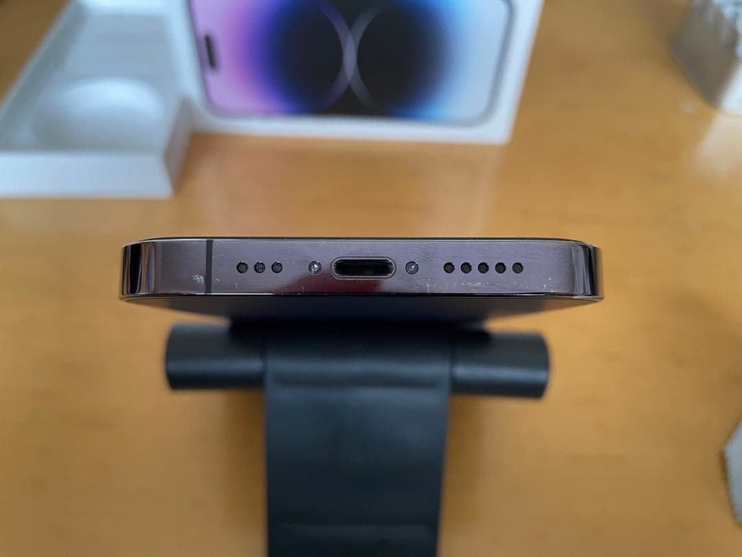 iPhone14 Pro 128GB ディープパープル バッテリー100%