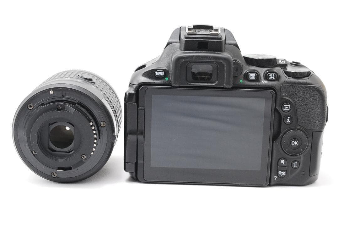 動作良好 Nikon D5600 ダブルレンズ スマホ転送 WiFi 初心者OK