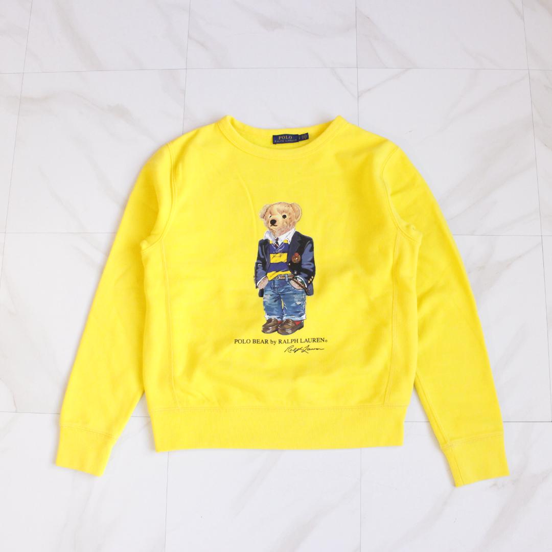 POLO RALPH LAUREN ポロベア スウェット S イエロー