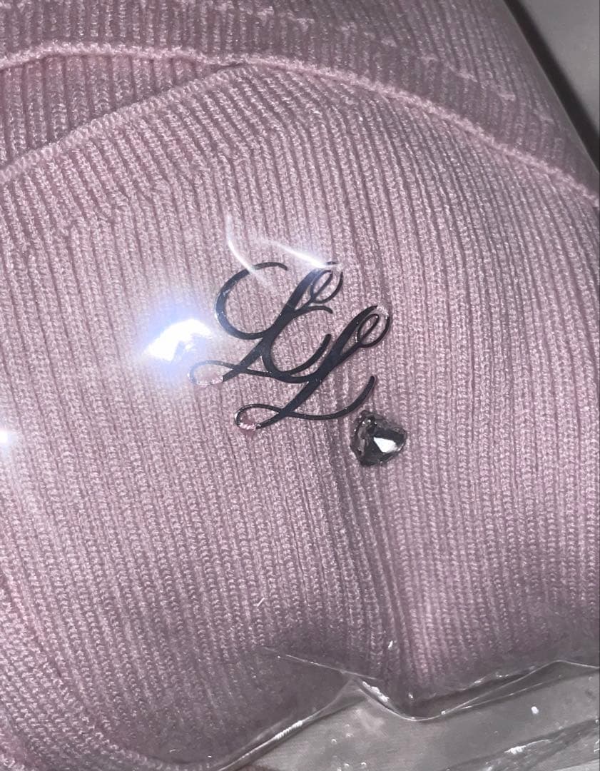 Lumignon ルミニョン Fur knit onepiece ピンク