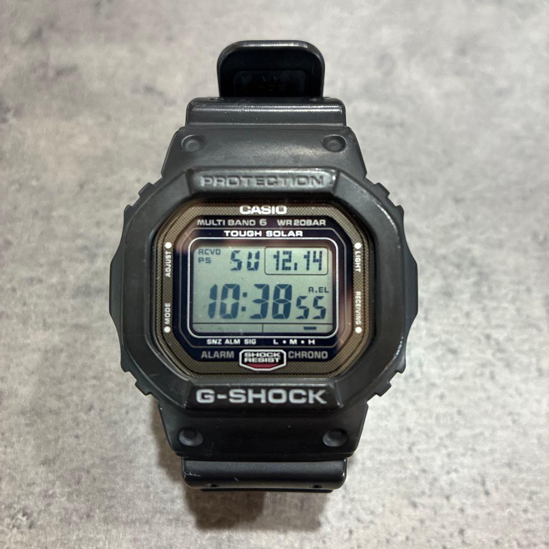 n*）様 極美品 G-SHOCK GW-5000 電波ソーラー ブラック メタル