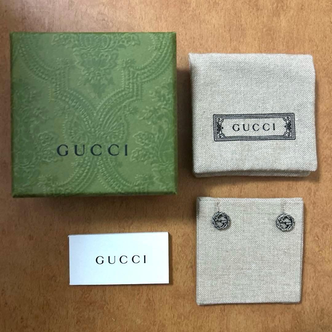 GUCCI/ピアス/インターロッキング/457109 J8400 0811