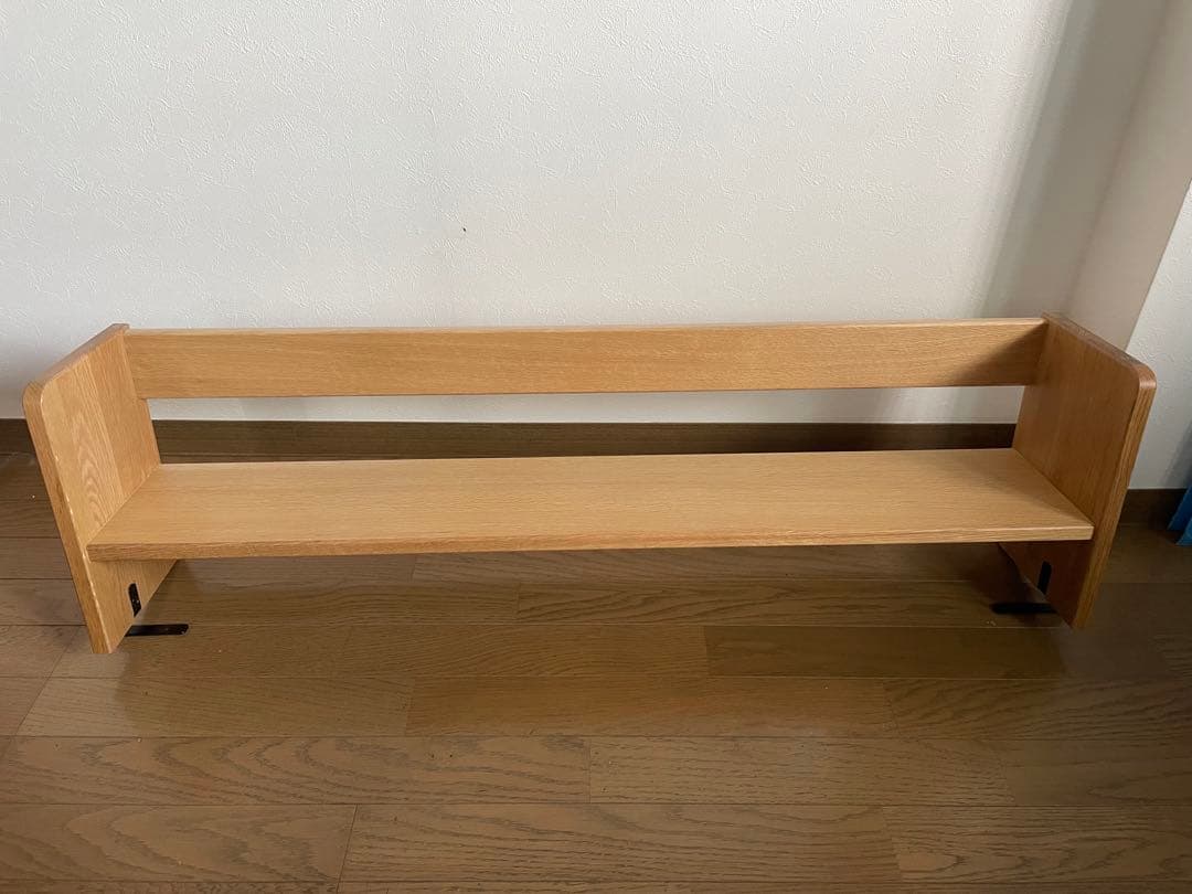 美品　無印良品　木製デスク用上置き棚