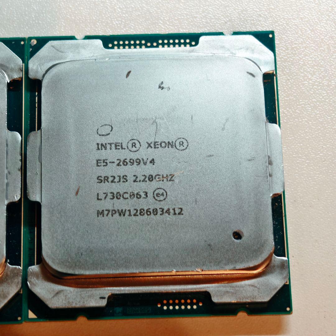 【動作確認済み】Intel Xeon E5-2699 V4 2個セット