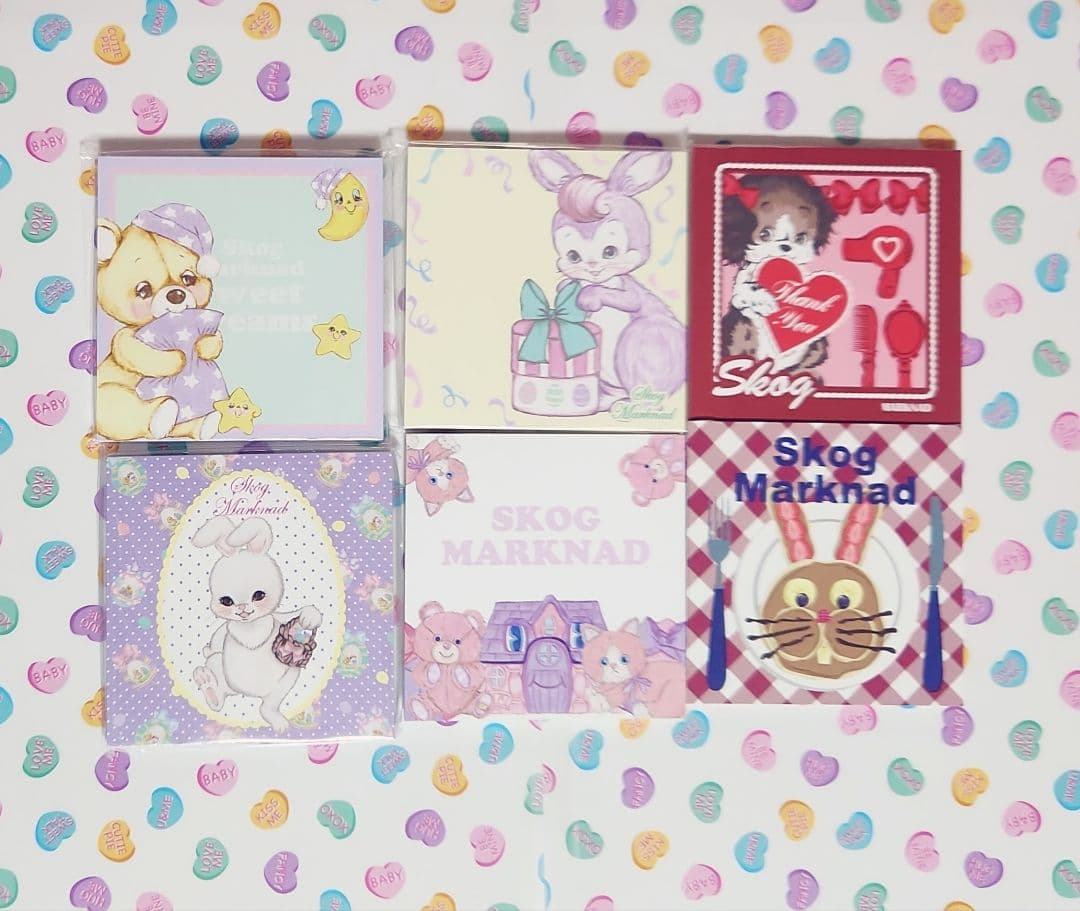 作家　メモ　まとめ売り　国内　バラメモ　skog スコーグ