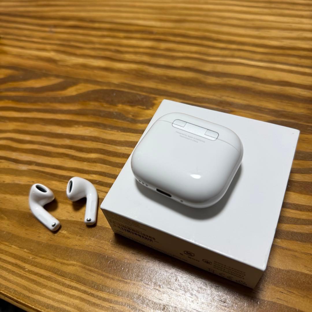 ゆ*様 【保証2026年8月12日迄】Airpods 4 ANC ノイズキャンセ