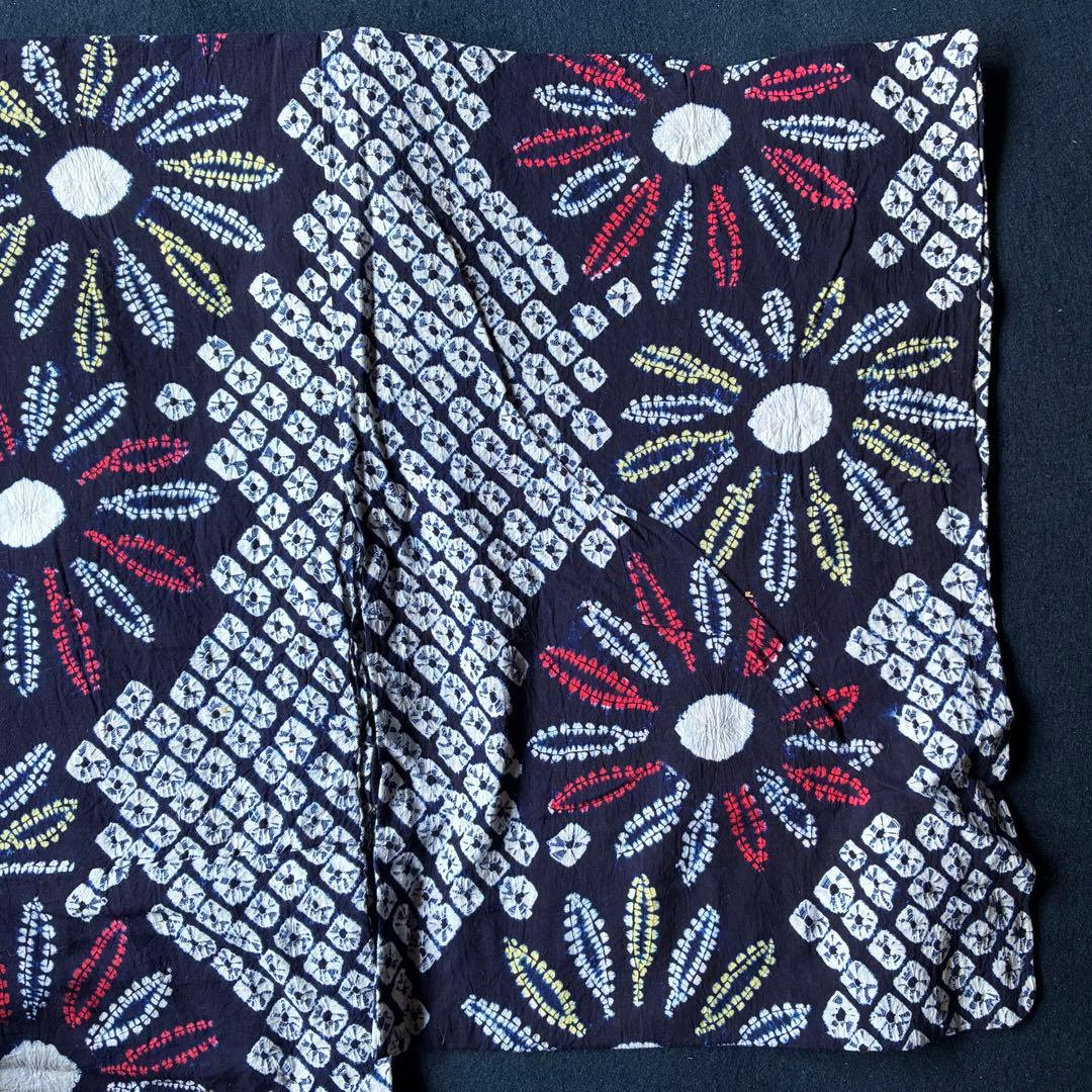 45浴衣【有松鳴海絞り・注染・男物】10枚おまとめ売り材料綿