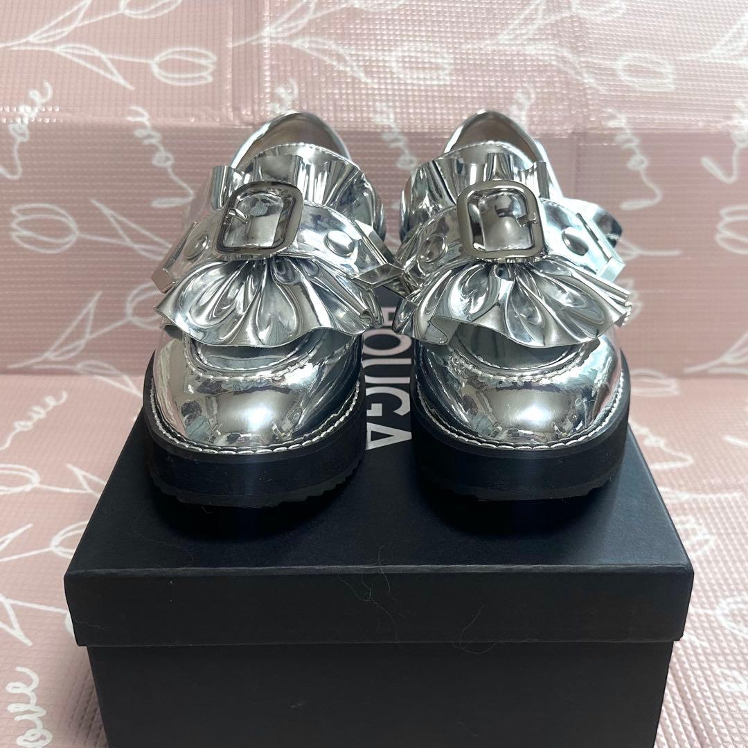 週末限定値下げHOUGA day and night loaferシルバー 1