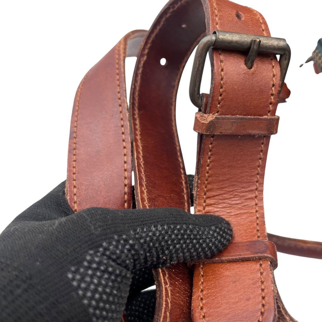 【人気アイテム】RALPH LAUREN ボストンバッグ グリーン レザー