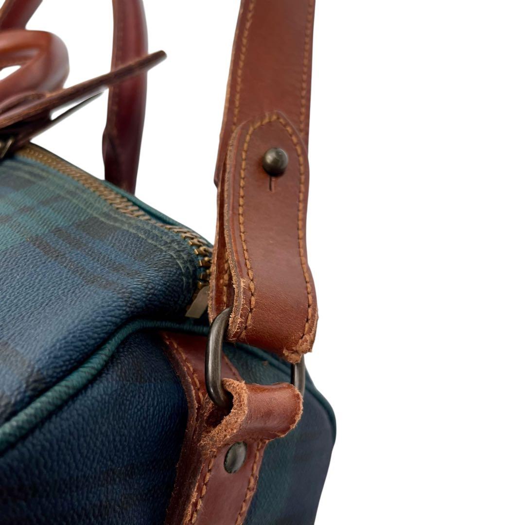 【人気アイテム】RALPH LAUREN ボストンバッグ グリーン レザー