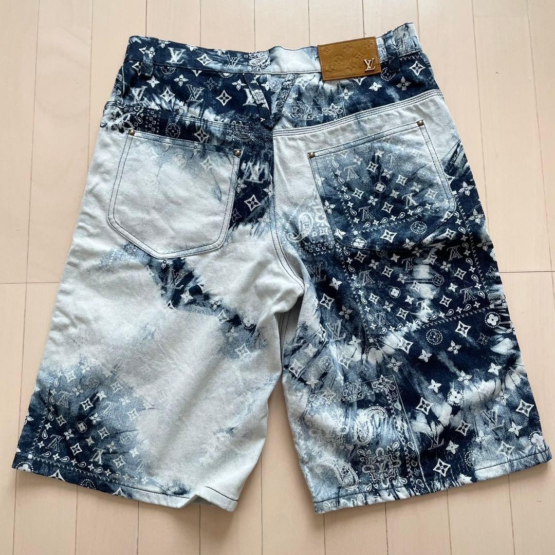 ひぃ　ルイヴィトン【極美品】バンダナ モノグラム ペイズリー