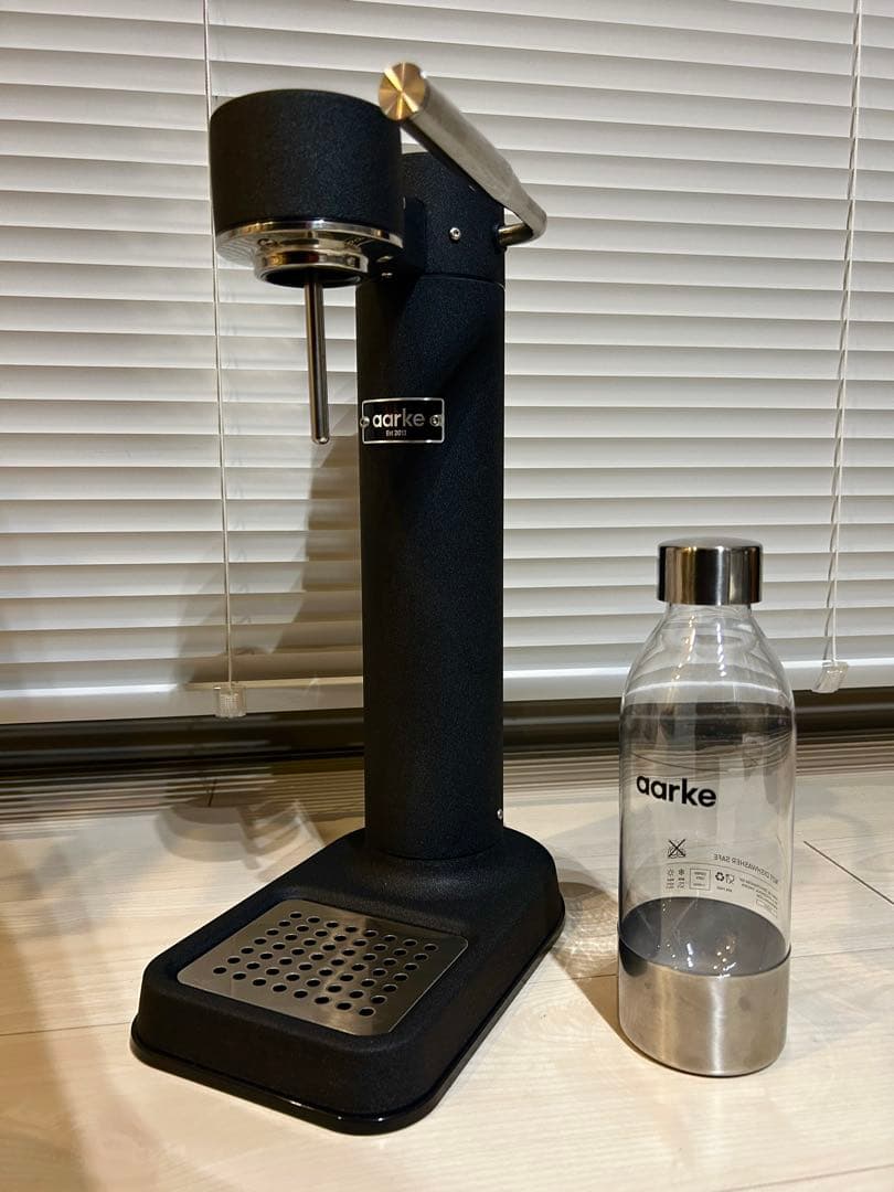 aarke カーボネーター3 マットブラック専用ボトル付き/箱なし/美品