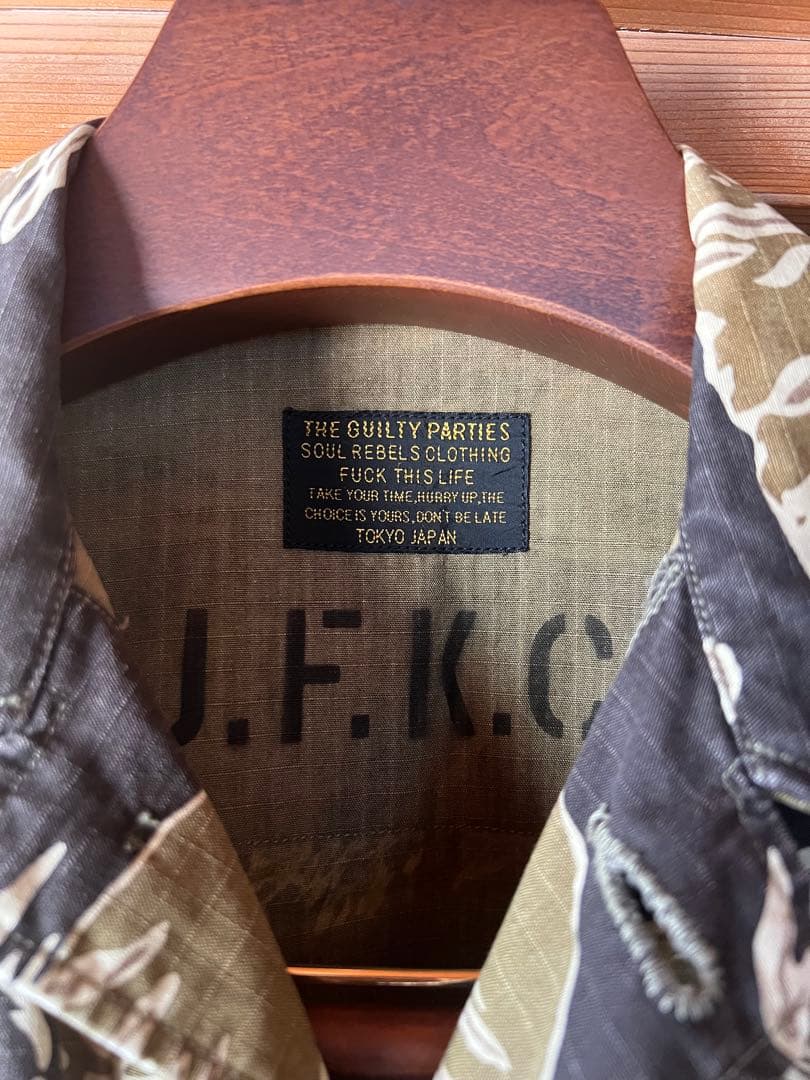 WACKOMARIA 虎プリントミリタリージャケット　S