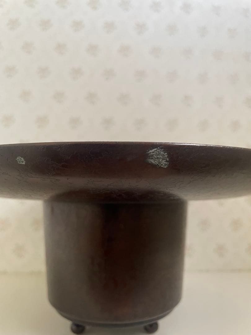 池坊　唐銅製　御玄猪　花器　花生　華道　銅製