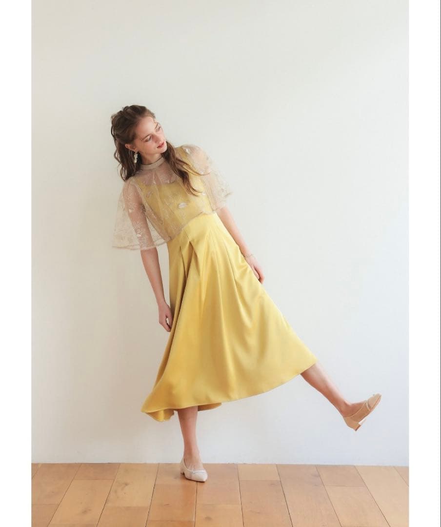 ⭐︎ぷーや⭐︎リーフレースデザインドレス　ボレロセット【Dorry Doll】