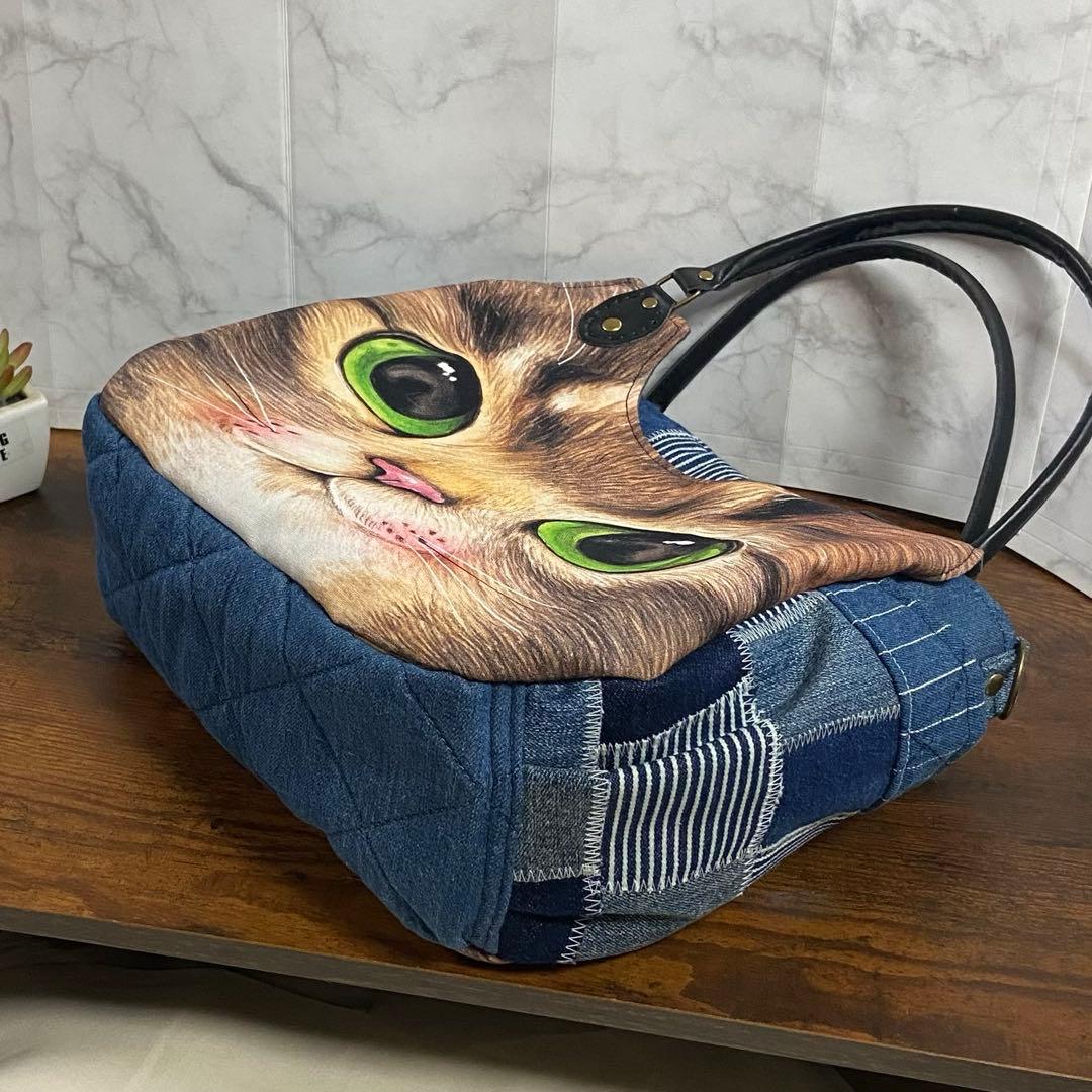 ね*】様 コヤンイサムチョン デニムリメイク【トートバッグ】パッチワーク ハンド