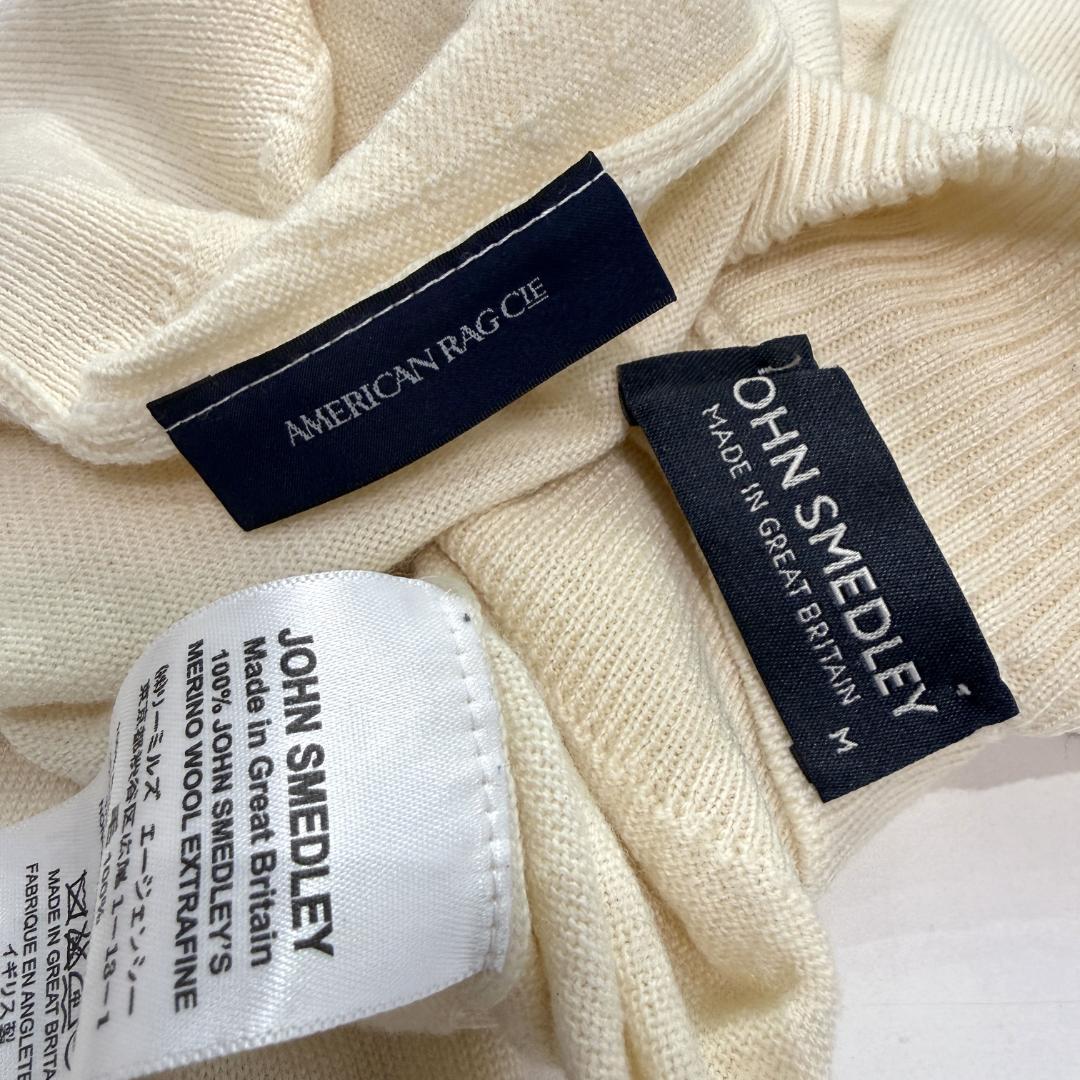 別注 JOHN SMEDLEY モックネックニット アメリカンラグシー