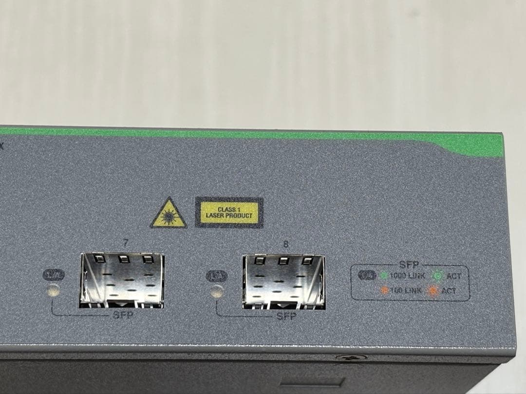 【未使用品】アライドテレシス AT-GS950/8 8ポートスイッチングハブ