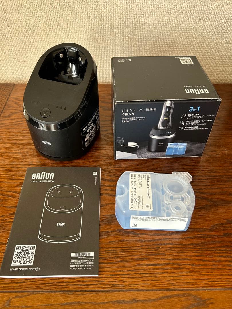 ブラウン自動アルコール洗浄システム及び洗浄液カートリッジ7個