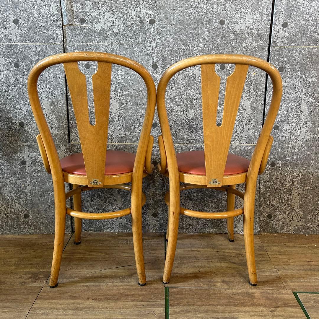 ꧁秋田木工 アキモク AKIMOKU꧂ベントウッドチェア5脚 ダイニングチェア