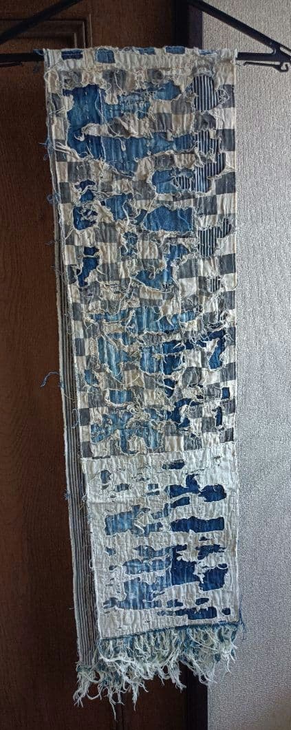 ダニアジャパン 襤褸ストール　　刺し子　ボロ　BORO