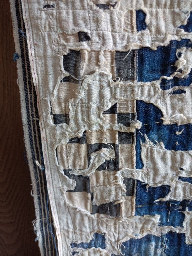 ダニアジャパン 襤褸ストール　　刺し子　ボロ　BORO