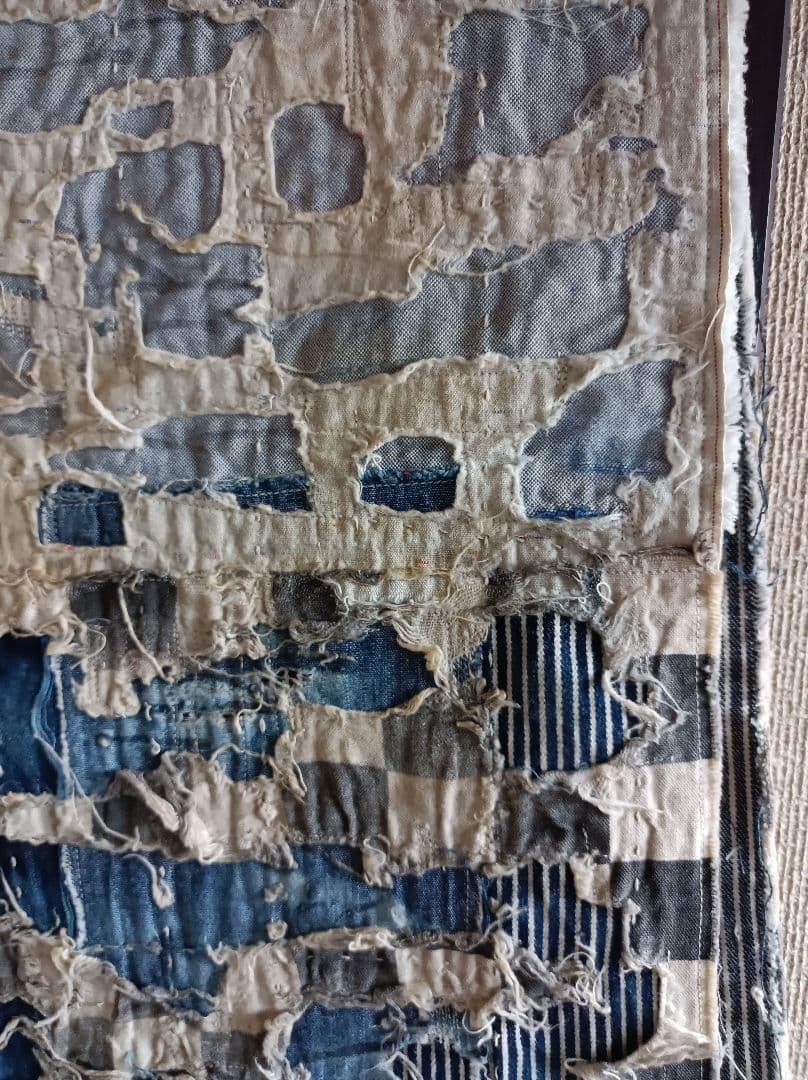 ダニアジャパン 襤褸ストール　　刺し子　ボロ　BORO