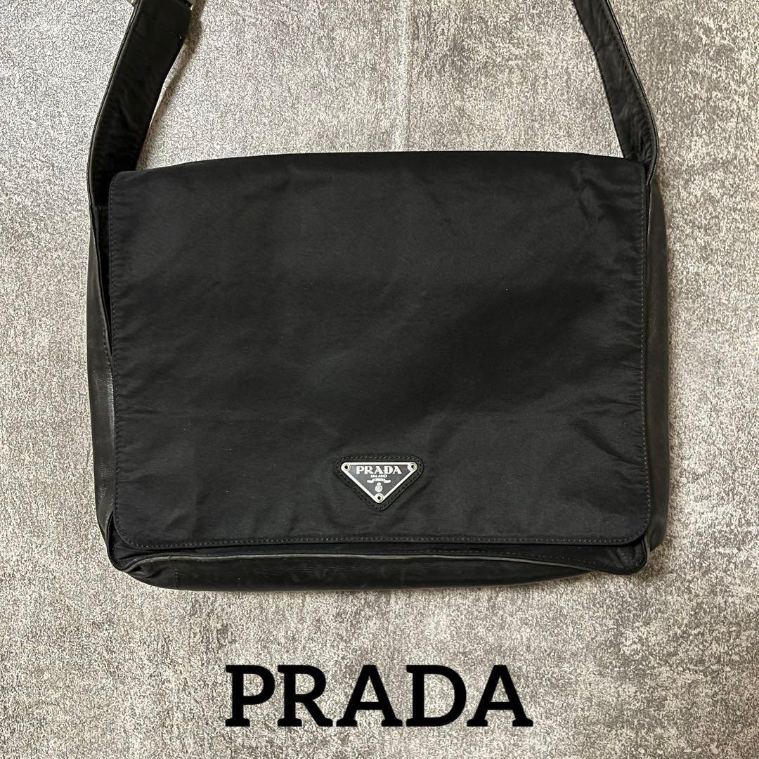 バッグ Y2K PRADA ONE SHOULDER BAG LEATHER