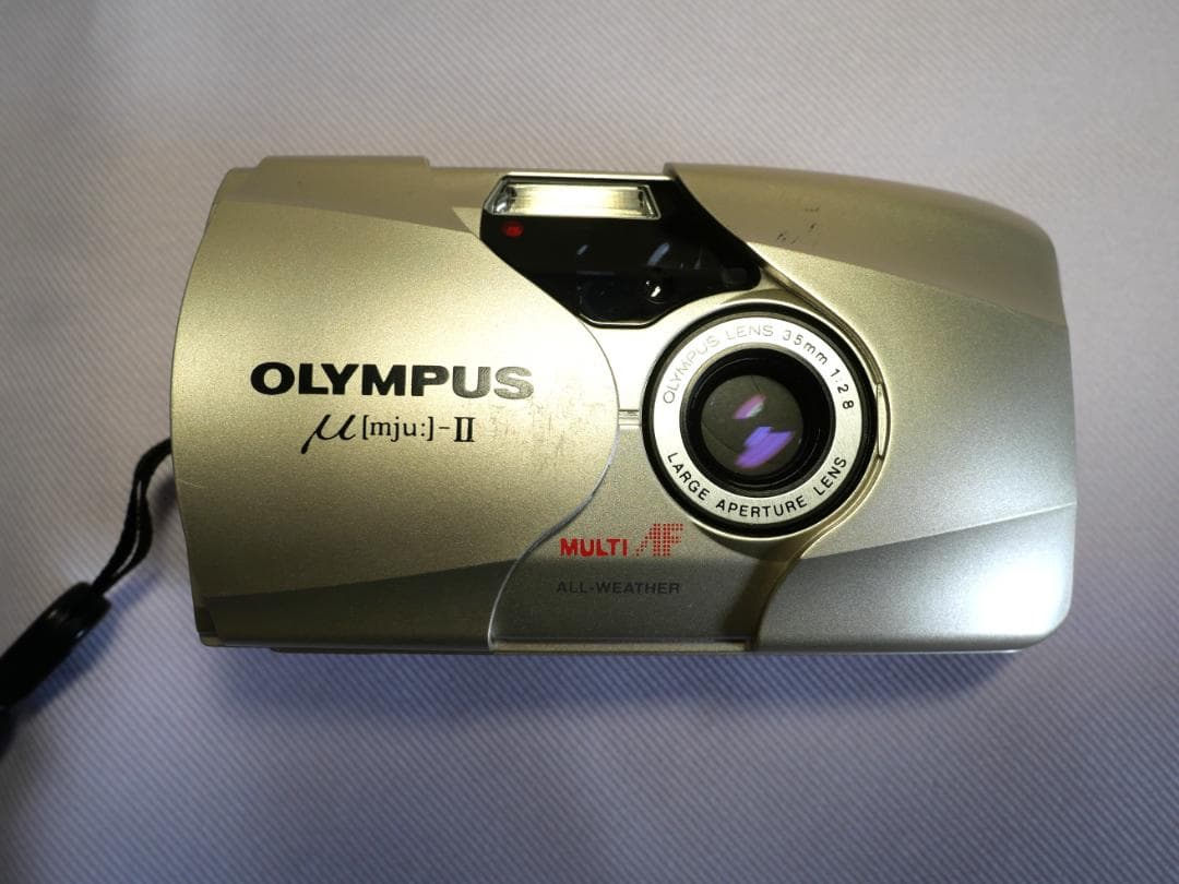OLYMPUS μ[mju:]-II コンパクトフィルムカメラ