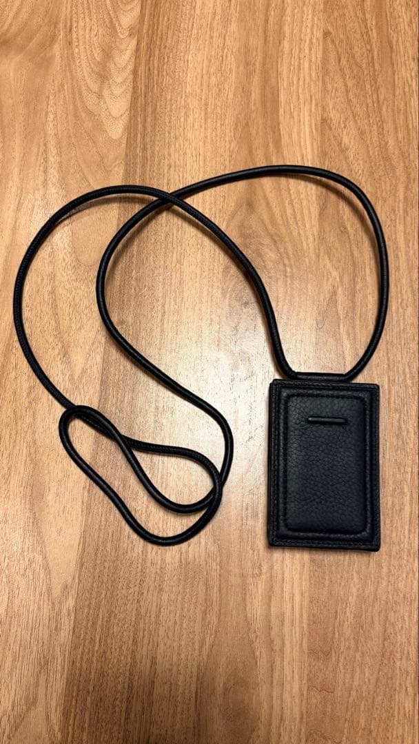 【美品】objcts.io レザーストラップ一体型ウォレット&カードケース